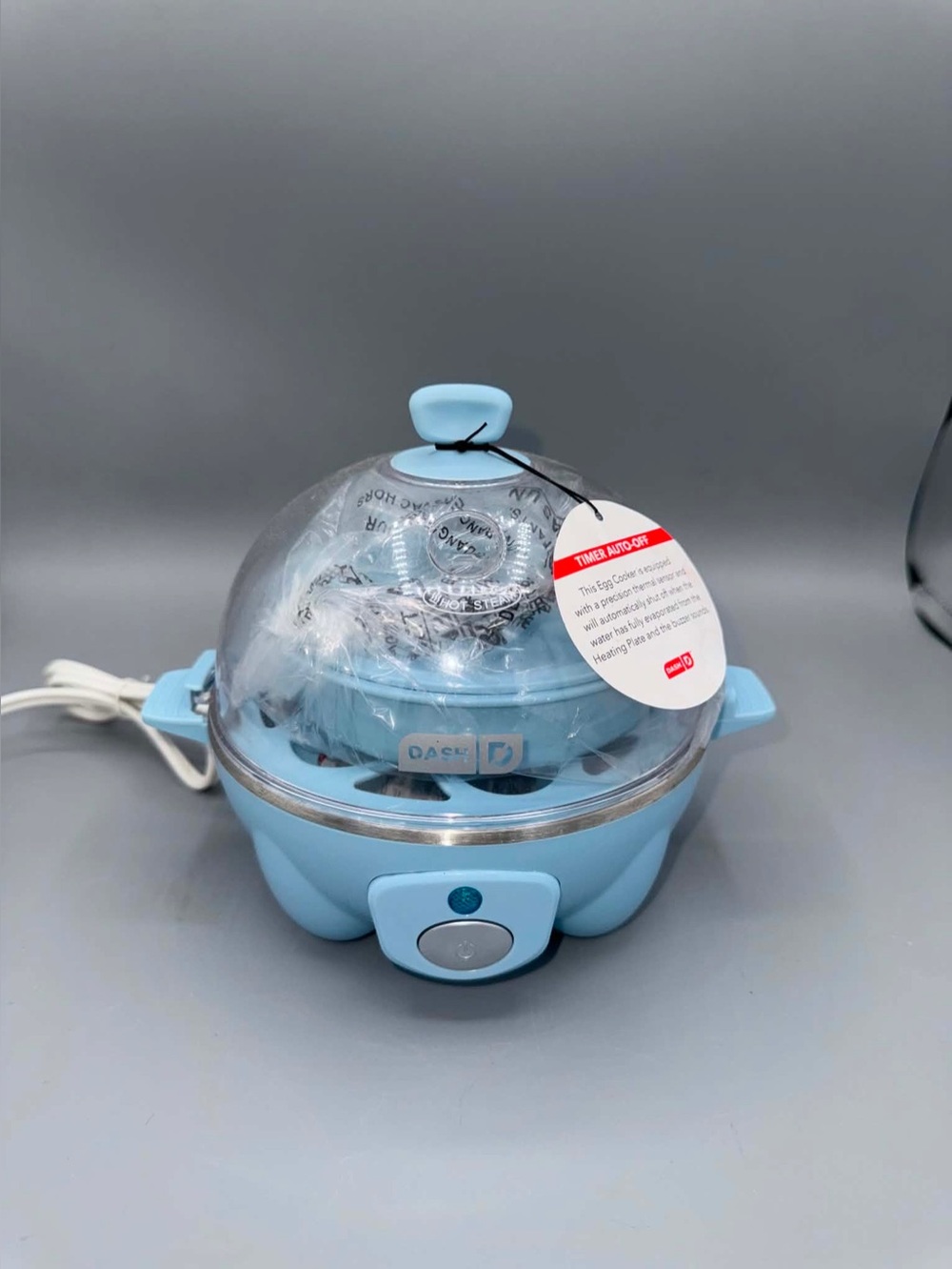 Brand new Dash Rapid Egg Cooker light blue